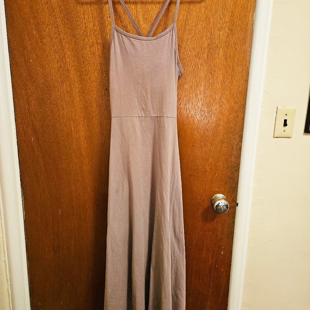 Pact Fit and Flare Maxi Dress Pale Purple/Lavendar